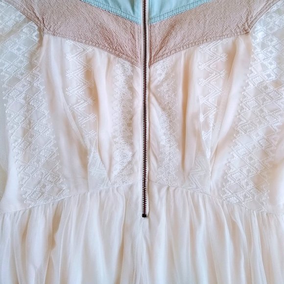 Free People New Romantics Boho Chic lace dress Size XS - Picture 7 of 16